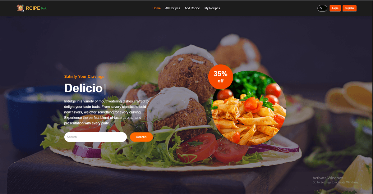 RecipeBook – Smart Recipe Manager Screenshot