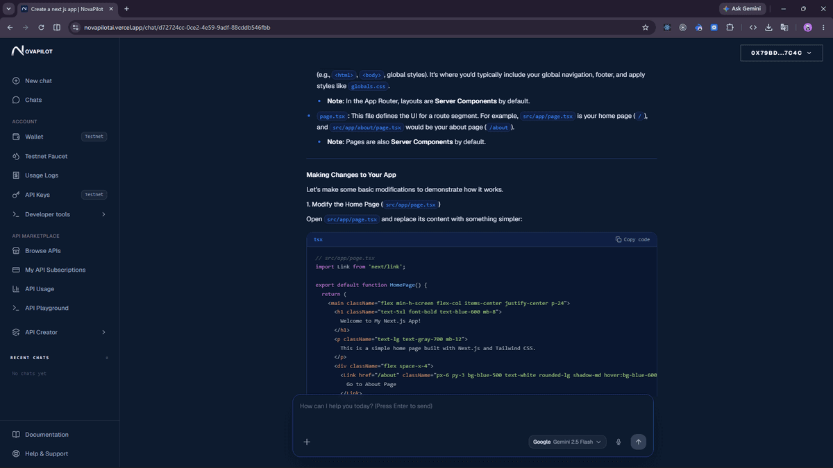 Novapilot Screenshot